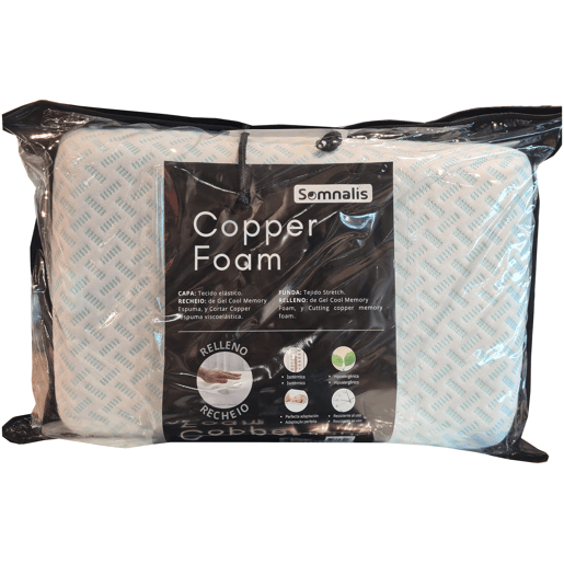 Almofada de espuma viscoelástica COPPER 70cm