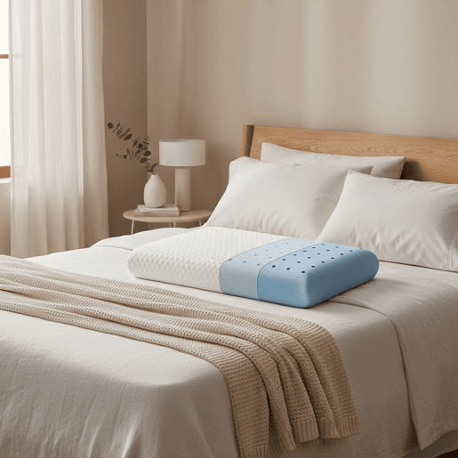 Almofada visco AIR perfurada firmeza média 60cm marca HILDING Almofada visco AIR perfurada firmeza média 60cm marca HILDING