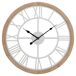 Reloj de pared URIEL de madera 50cm Reloj de pared URIEL de madera 50cm Blanco