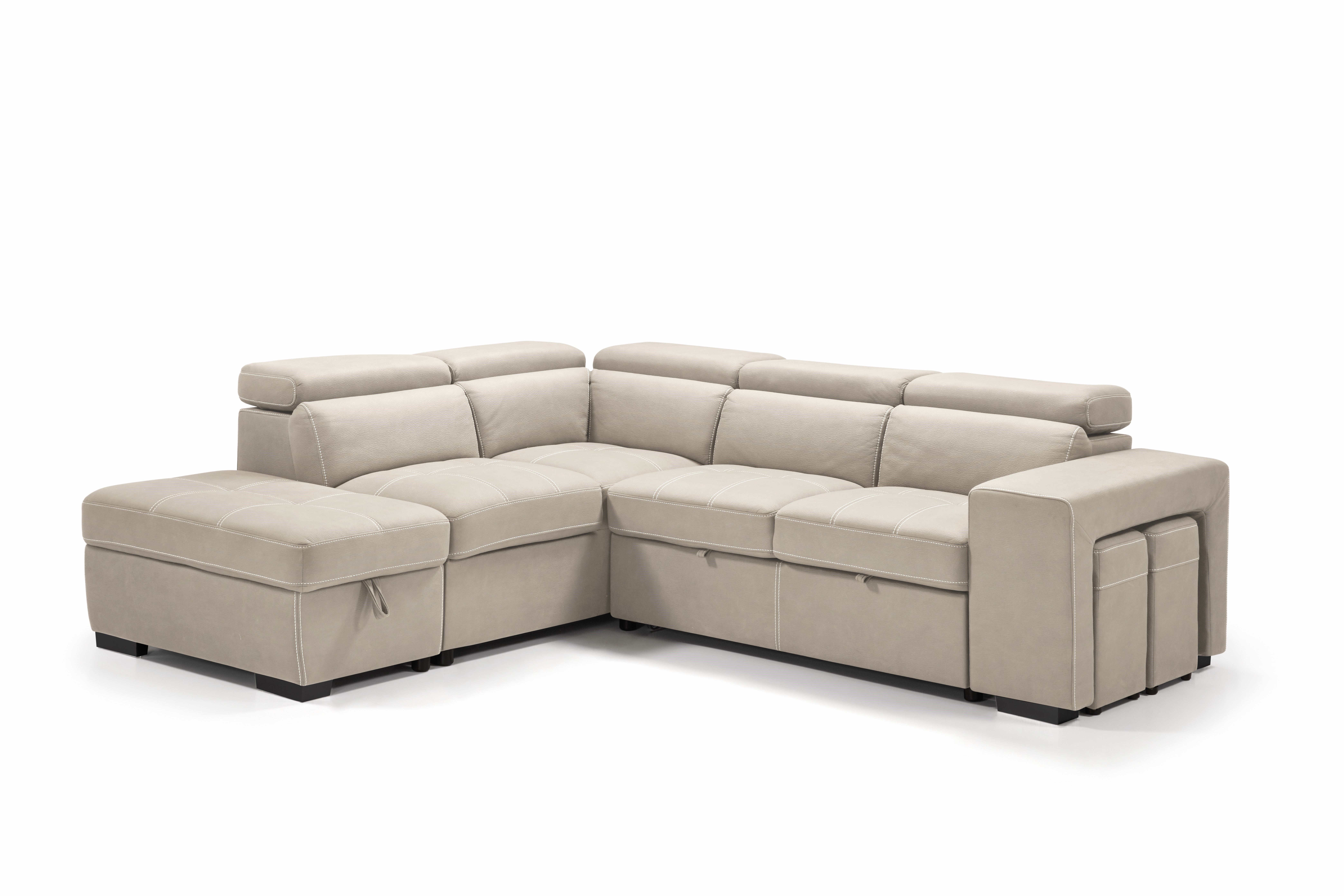Conforama Burgos Corner Sofa Beige