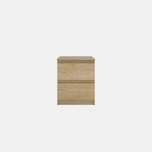 Mesa de cabeceira OSLO com 2 gavetas carvalho