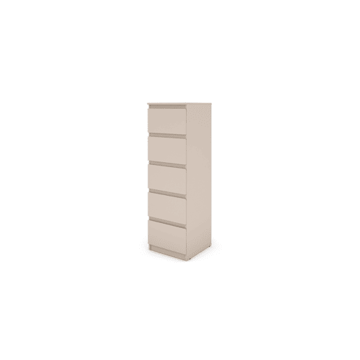 Sinfonier OSLO 40cm com 5 gavetas bege Sinfonier OSLO 40cm com 5 gavetas bege