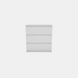 Cómoda OSLO com 3 gavetas branco