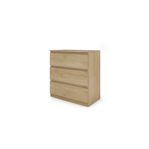 Cómoda OSLO com 3 gavetas carvalho Cómoda OSLO com 3 gavetas carvalho