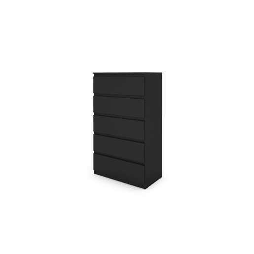 Sinfonier OSLO 75cm com 5 gavetas preto