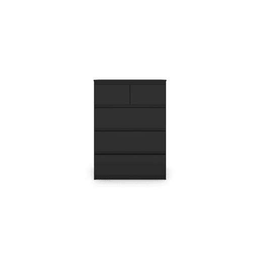 Cómoda OSLO com 5 gavetas cor preto Cómoda OSLO com 5 gavetas cor preto