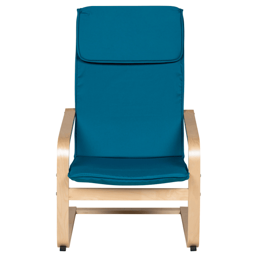Cadeirão decorativo PAZ cor azul