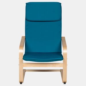Cadeirão decorativo PAZ cor azul