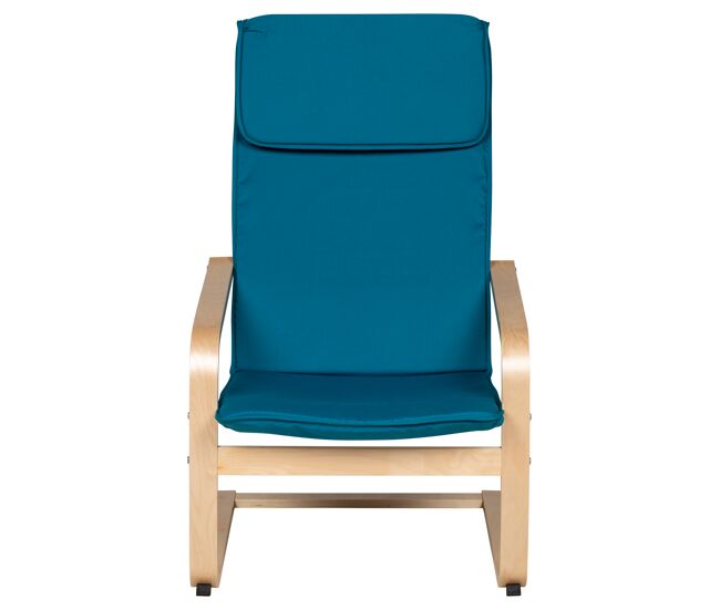 Sillón decorativo paz color azul