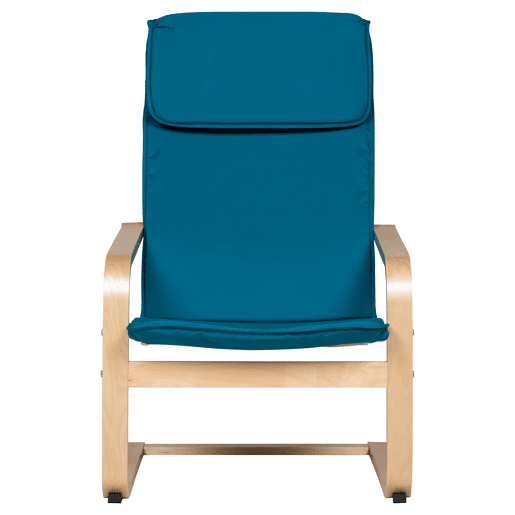 Cadeirão decorativo PAZ cor azul