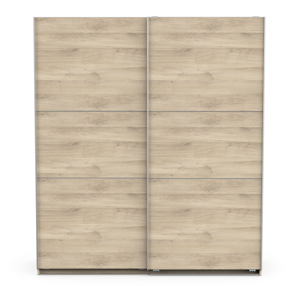 Armario ghost ii 178x203cm con 2 puertas correderas roble
