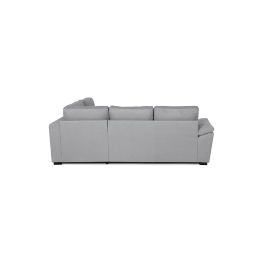 Sofá de canto reversível com cama HURLEY cor cinza claro