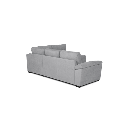 Sofá de canto reversível com cama HURLEY cor cinza claro