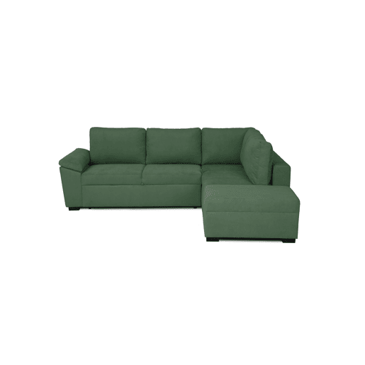 Sofá de canto reversível com cama HURLEY cor verde Sofá de canto reversível com cama HURLEY cor verde