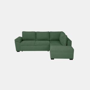 Sofá de canto reversível com cama HURLEY cor verde