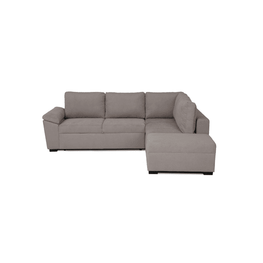 Sofá de canto reversível com cama HURLEY cor vison Sofá de canto reversível com cama HURLEY cor vison