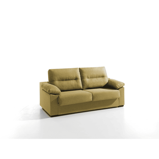 Sofá cama 3 lugares NIMBUS na cor mostarda Sofá cama 3 lugares NIMBUS na cor mostarda