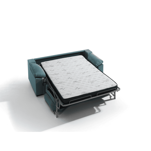 Sofá cama 3 lugares NIMBUS na cor turquesa