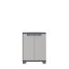 Armario resina LINEAR bajo 68x90x39cm negro gris Armario resina LINEAR bajo 68x90x39cm negro gris Negro/ Gris
