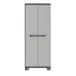 Armario resina LINEAR escobero 68x173x39cm negro gris Armario resina LINEAR escobero 68x173x39cm negro gris Negro/ Gris