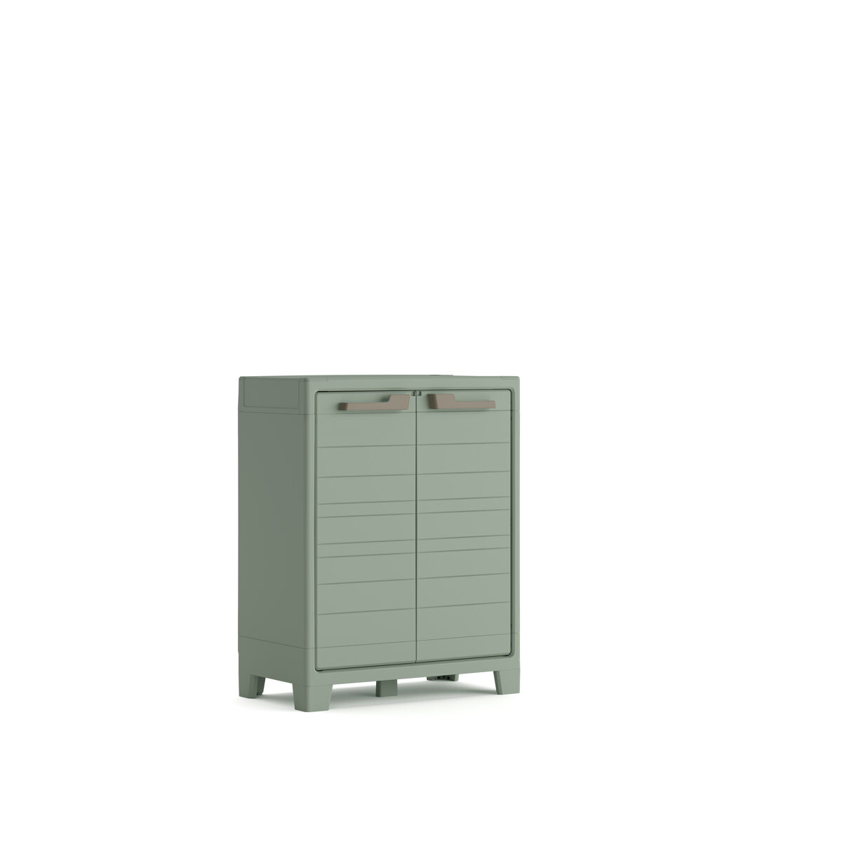Armario resina exterior PLANET outdoor bajo 100x80x44cm verde