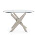 Mesa de comedor redonda fija RUTH Mesa de comedor redonda fija RUTH Beige