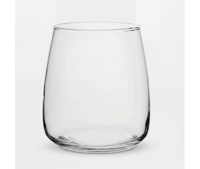 Jarrón transparente west 27x19x19cm marca trend glass