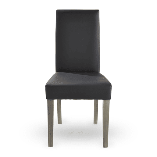 Conjunto de 2 cadeiras NAMUR cinza escuro