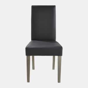 Conjunto de 2 cadeiras NAMUR cinza escuro