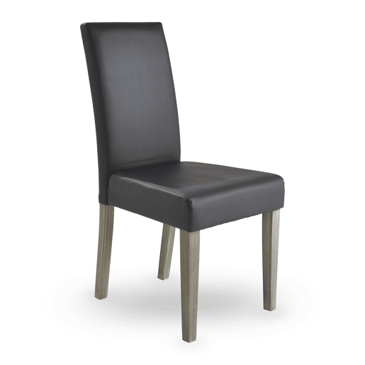Conjunto de 2 cadeiras NAMUR cinza escuro