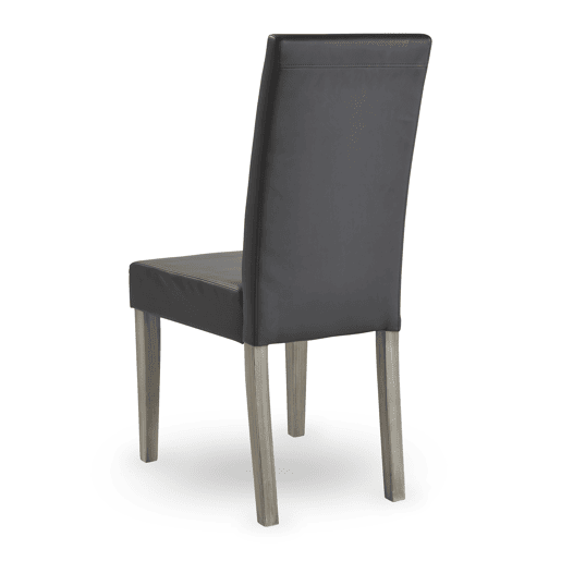Conjunto de 2 cadeiras NAMUR cinza escuro