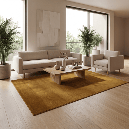 Tapete VEGAS 160x230cm cor mostarda
