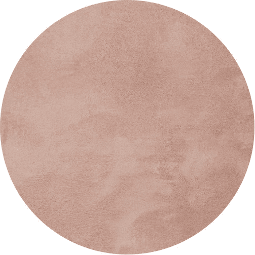 Tapete redondo VEGAS diâmetro 120cm cor rosa