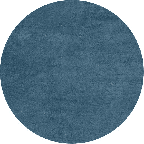 Tapete redondo VEGAS diâmetro 120cm cor azul