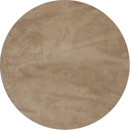Alfombra vegas redonda diámetro 120cm color beige - conforama