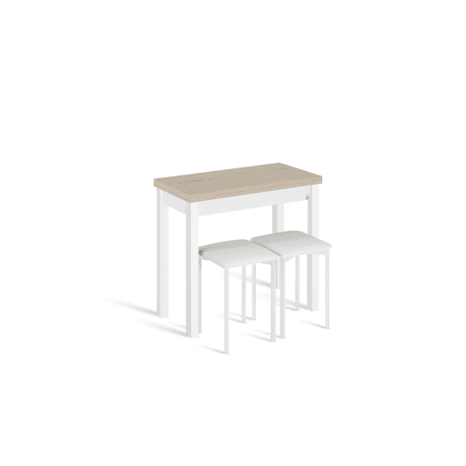 Mesa de cozinha extensível B-BOOK 80x4080cm carvalho