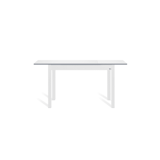 Mesa de cozinha extensível B-EXTENS 110160x70cm branca e cinza