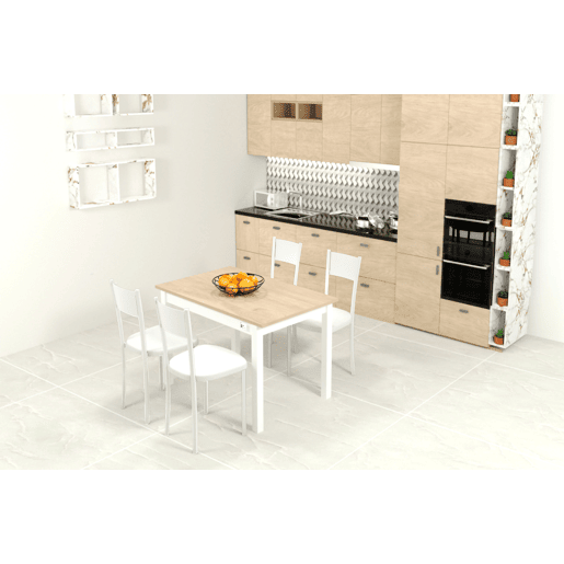Mesa de cozinha extensível B-EXTENS 110160x70cm carvalho