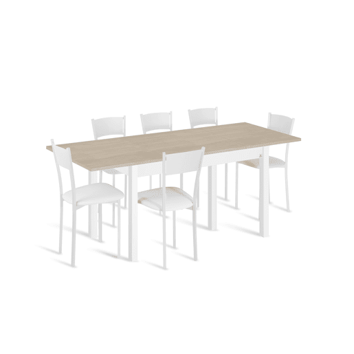 Mesa de cozinha extensível B-EXTENS 110160x70cm carvalho