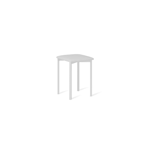 Conjunto de 2 bancos baixos BENE em branco com pernas brancas Conjunto de 2 bancos baixos BENE em branco com pernas brancas