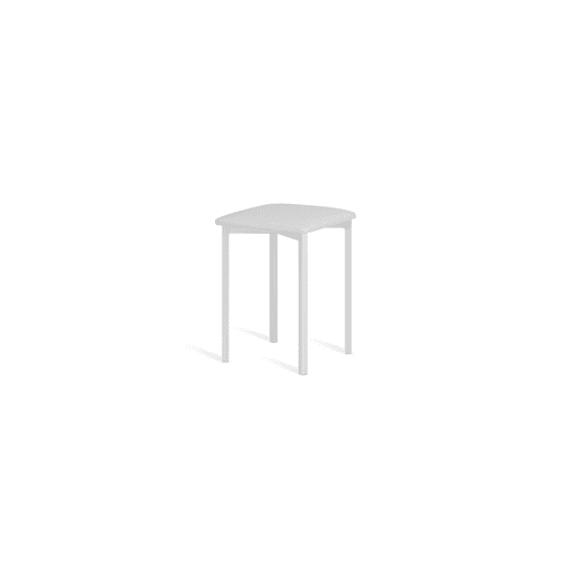 Conjunto de 2 bancos baixos BENE em branco com pernas brancas Conjunto de 2 bancos baixos BENE em branco com pernas brancas