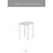 Pack de 2 taburetes bajos BENE Pack de 2 taburetes bajos BENE Blanco