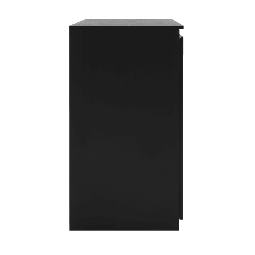 Aparador NEVADA III com 2 portas e 3 gavetas cor preto
