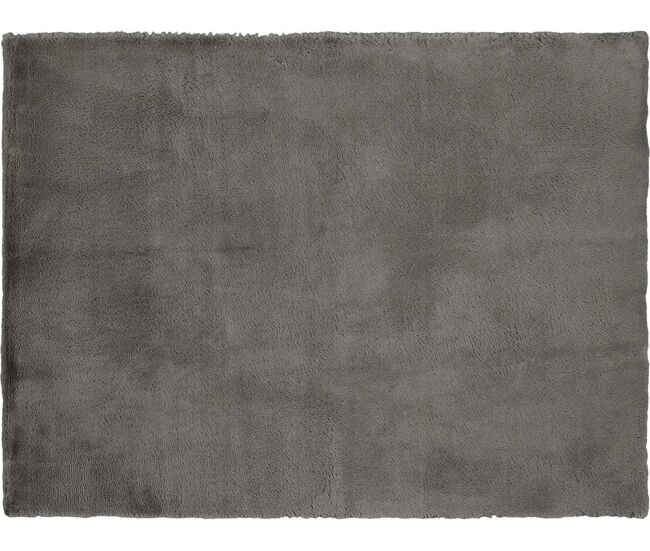 Alfombra buggy 200x300cm color gris oscuro - conforama