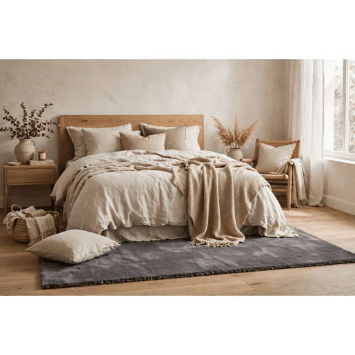 Tapete BUGGY 200X300cm cor cinza escuro Tapete BUGGY 200X300cm cor cinza escuro
