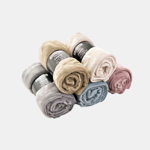 Manta poliéster PRIME 125x150cm cores sortidas