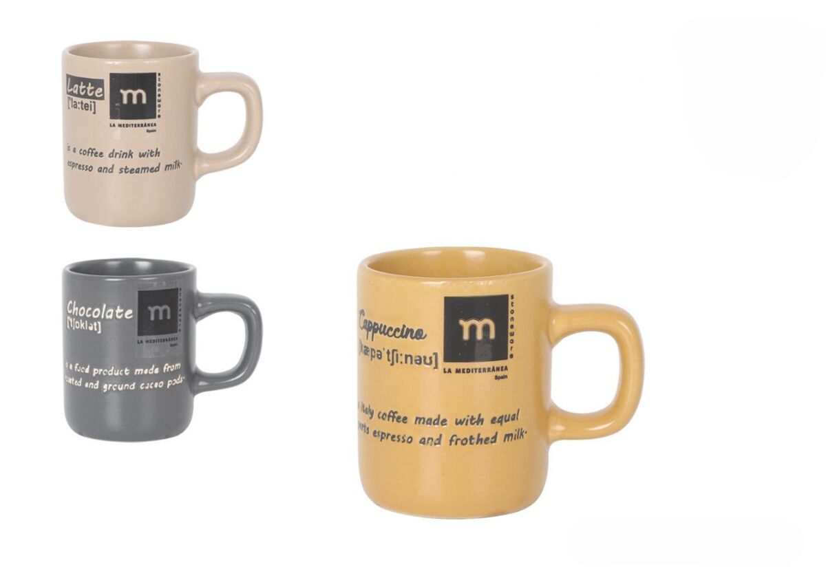 Taza café expreso 90cc SALENTO surtido marca LA MEDITERRANEA
