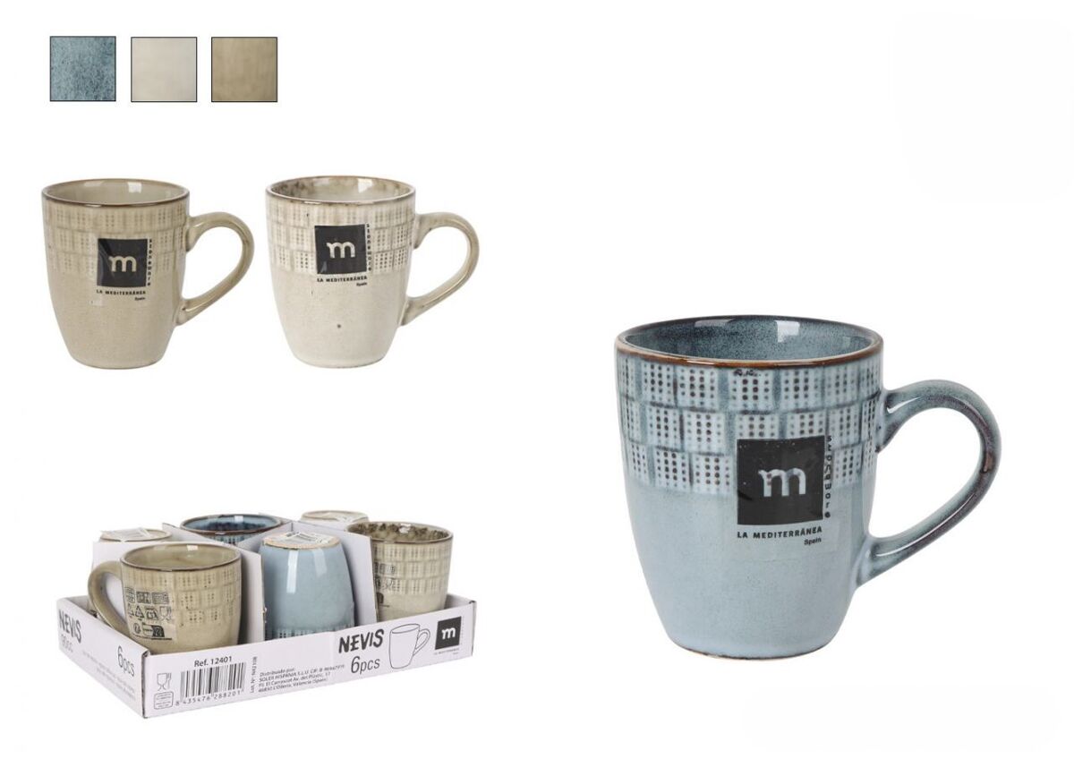 Taza café expreso 90cc NEVIS surtido marca LA MEDITERRANEA