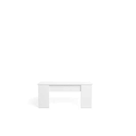 Mesa de centro elevável LOW cor branco Mesa de centro elevável LOW cor branco