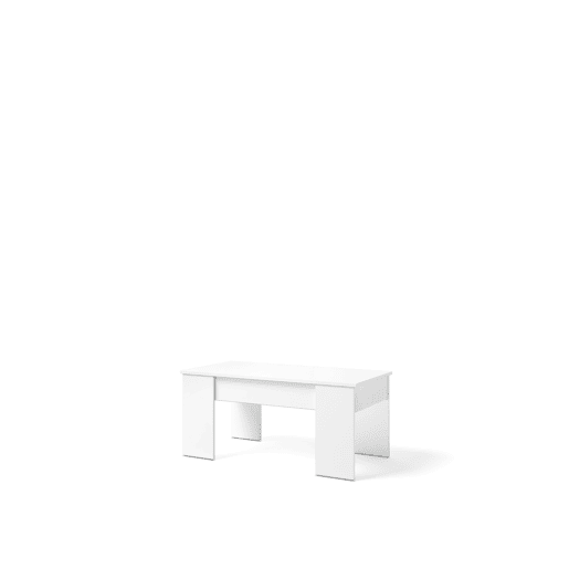Mesa de centro elevável LOW cor branco Mesa de centro elevável LOW cor branco
